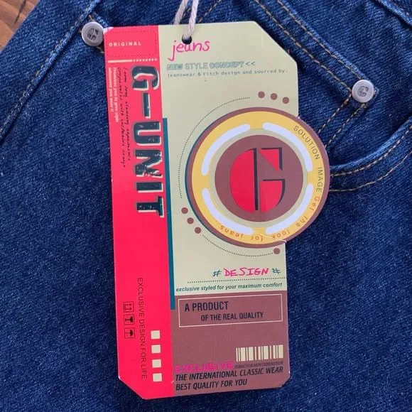G-UNIT Denim Blue Jeans 36x33 NWT